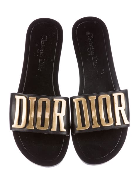 dior black slide|christian dior slides price.